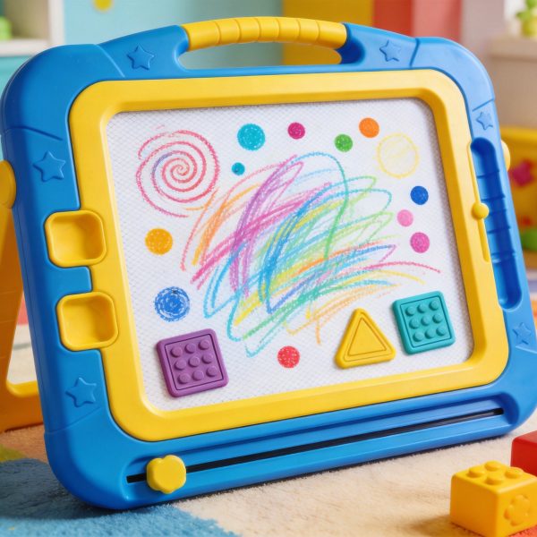 Kids Magnetic Drawing Board with Stand